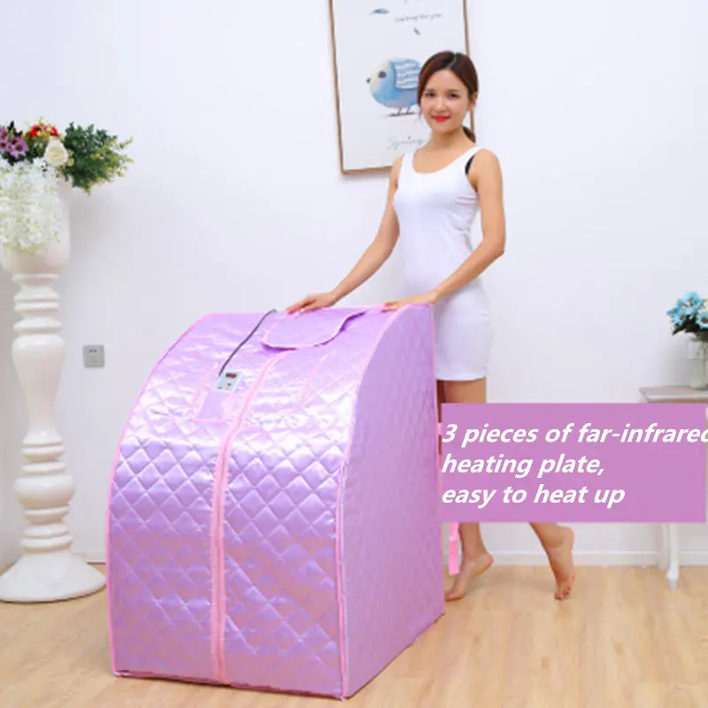 

Portable Far Infrared Sauna Spa Weight Loss Negative Ion Detox Therapy Personal Sauna Room Folding Chair For Sauna Cabin