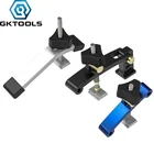 Универсальные зажимные блоки, с пластиной под углом, с винтом M8 шарнир для деревообработки, 1 комплект