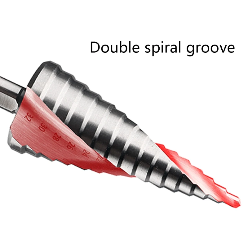 

Double Fluted Step Drill Bit for Cutting Metal Hole 19 Sizes 0.15 0.17 0.29 inch Genuine High Speed Steel