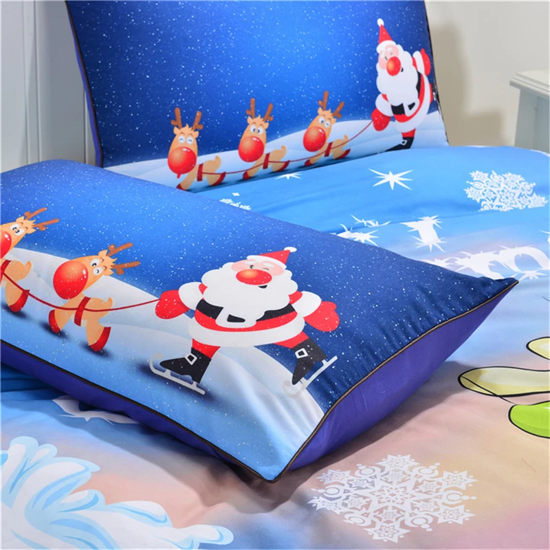 

3D Print Bedding Christmas Bedding Set Twin Full Queen King Size Adult Quilt Cover Quilt Bed Sheets Christmas Gift