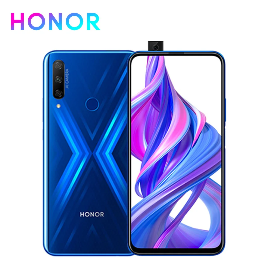 Смартфон Honor 9x 6 59 дюйма 4 + 128 ГБ 48 МП двойная камера 4000 мАч|Смартфоны| |