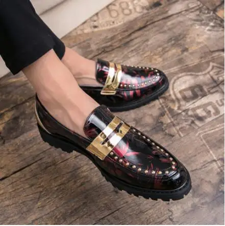 

2021 New Sell Italian Designer Mens Dress Shoes Men Luxury Loafers Doug Shoes For Male Man Point Toe Dress Shoe Casual Shoes