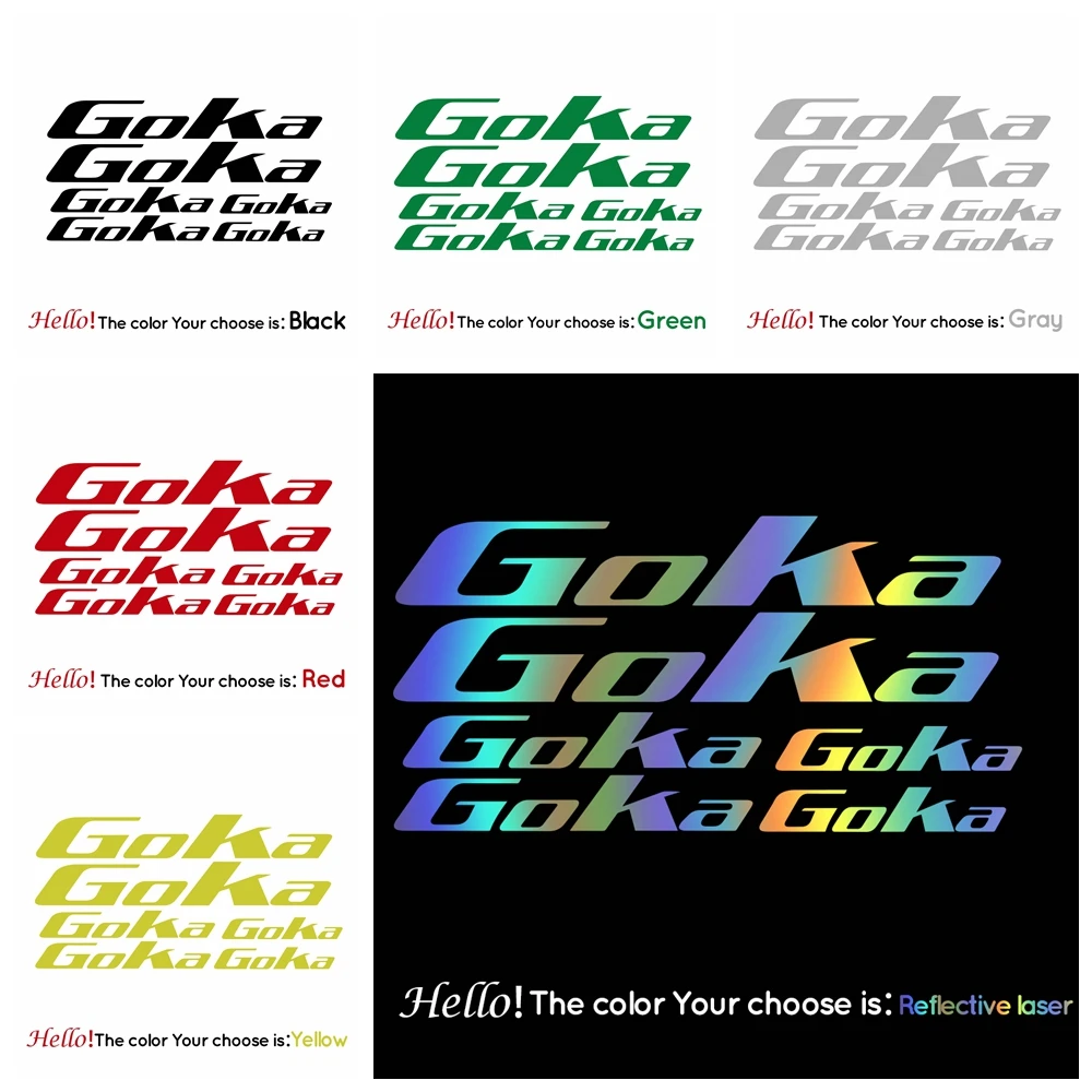 

Reflective Frame Stickers goka for Road Bike Mountain Cycling Sticker MTB Bicycle Wheels Decal Protector Parts