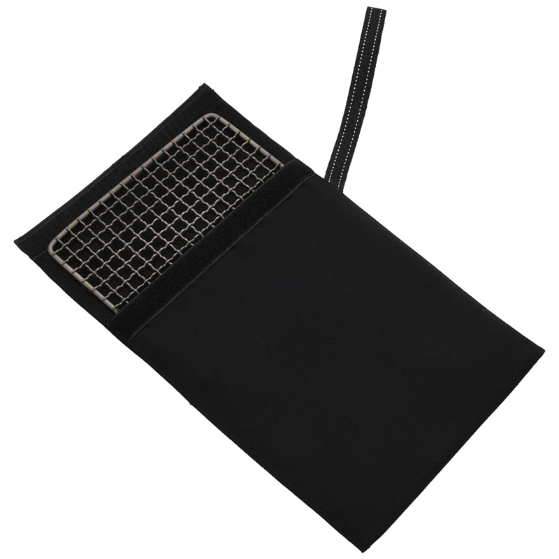 

Titanium Charcoal Bbq Grill Barbecue Grill Durable Net Plate Camping Tableware