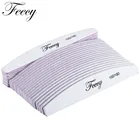 Пилки для ногтей 100180 Грит двухсторонние полулуноходные шлифовальные буферы полировочные пилки для ногтей Маникюрные пилки блоки наждачная бумага инструменты для дизайна ногтей