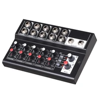 10 channel audio mixer portable mini dj mixer console for karaoke small instrument micophone amplifier