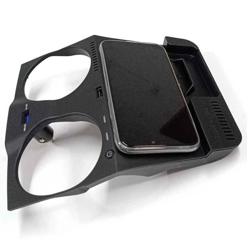 

Car QI Wireless Charger Phone Charger Center Console Charging Phone Holder for G30 G38 GT 5 6 Series 2017 2018 2019