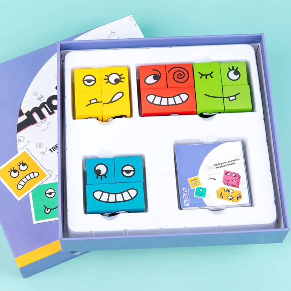 

Детский деревянный кубик-головоломка Монтессори развивающие игрушки логическое мышление подарок для родителей и детей