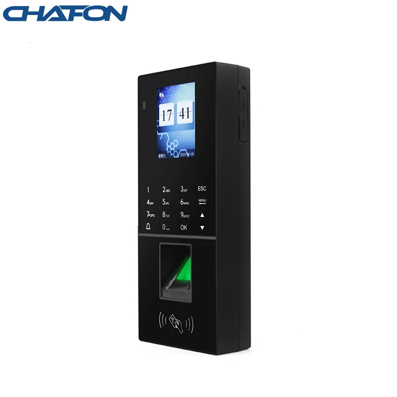CHAFON 125KHz/13.56MHz TCP/IP/USB rfid punch card fingerprint attendance machine for access control system | Безопасность и защита