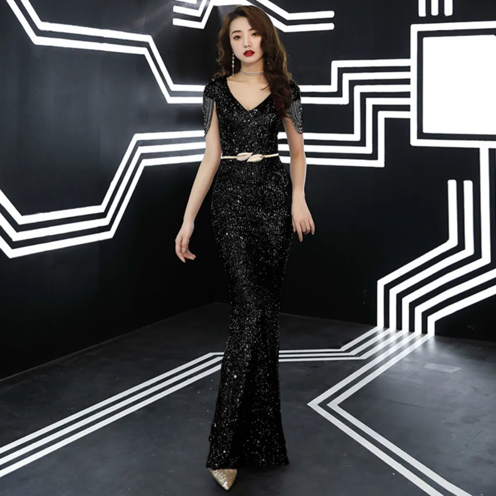

Women's Dress Formal Pleated Dress Wedding Banquet Prom Off Shoulder Mermaid Floor Length Dress