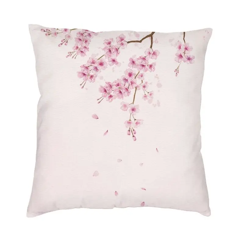 

Скандинавский цветок вишни Сакура Цветочный Узор Диван искусственные японские цветы Подушка Чехол для спальни декоративная подушка чехол