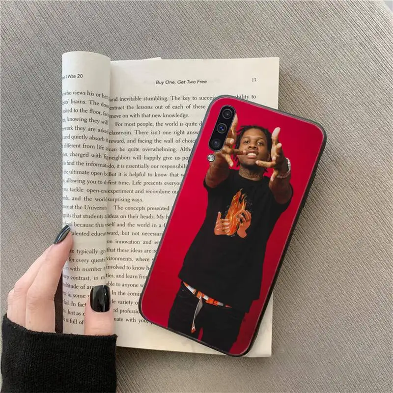 

lil durk Rapper pattern high quality Phone Case For Samsung galaxy S 9 10 20 A 10 21 30 31 40 50 51 71 s note 20 j 4 2018 plus