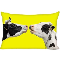 rectangle pillow cases best high quality animal cow pillow cover home textiles decorative double sided pillowcase custom