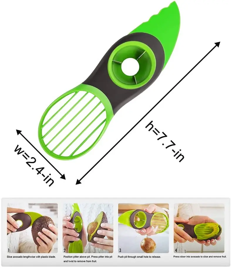 Нож для резки авокадо 3 в 1 инструмент многофункциональная Терка нож резак