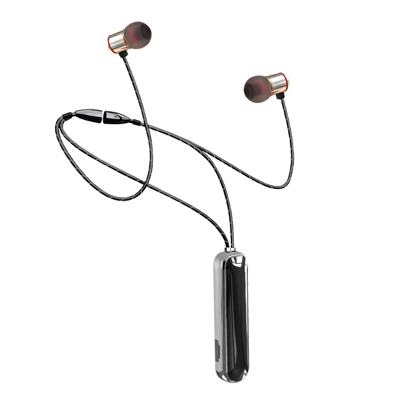 tws Necklace Headset Влюбленные тандем селфи спортивные Bluetooth наушники ожерелье 9D тяжелый бас гарнитура Tws Беспроводные наушники для IPhone Xiaomi - Цвет: tws Necklace Headset