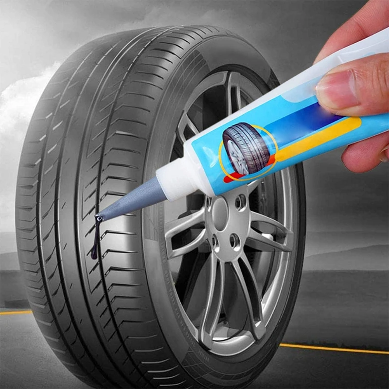

30ml Car Tire Repair Glue Black Soft Rubber Universal Motorcycle Auto Wheel Tyre Puncture Seal Strong Repair Glue