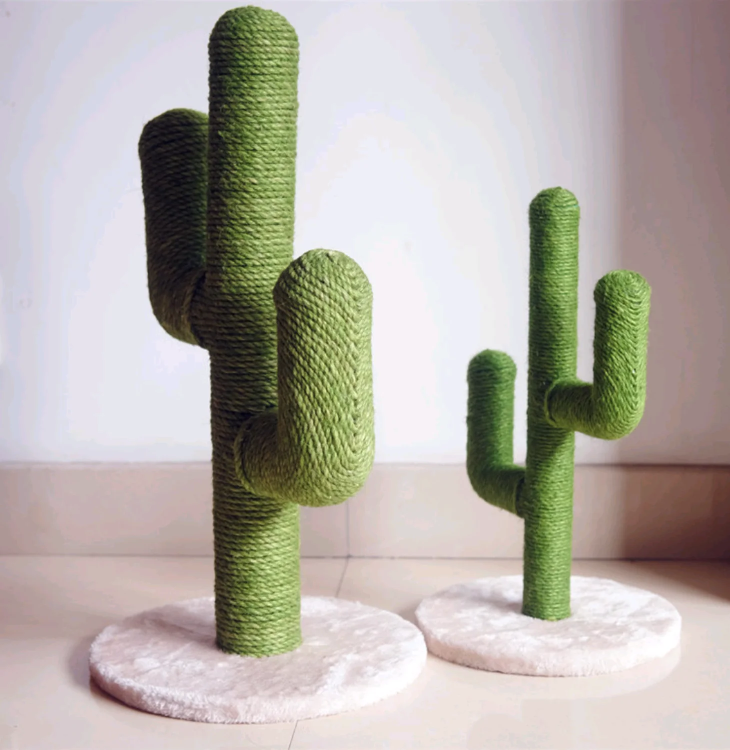

Sisal cactus cat tree cats climbing rack vertical claw board pet supplies creativity plush sisal cat toys interactive