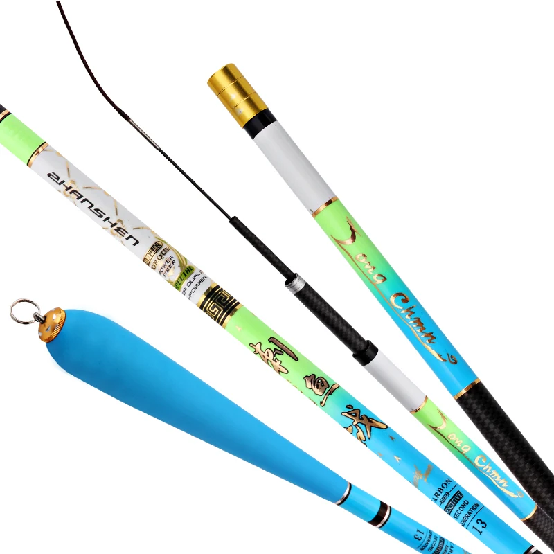 Carbon Carp Fishing Rod 2.7m 6.3m Ultra-light Ultra-hard Taiwan Fishing Pole Hand Canne Telescopic Peche De Pesca Fishing Tackle