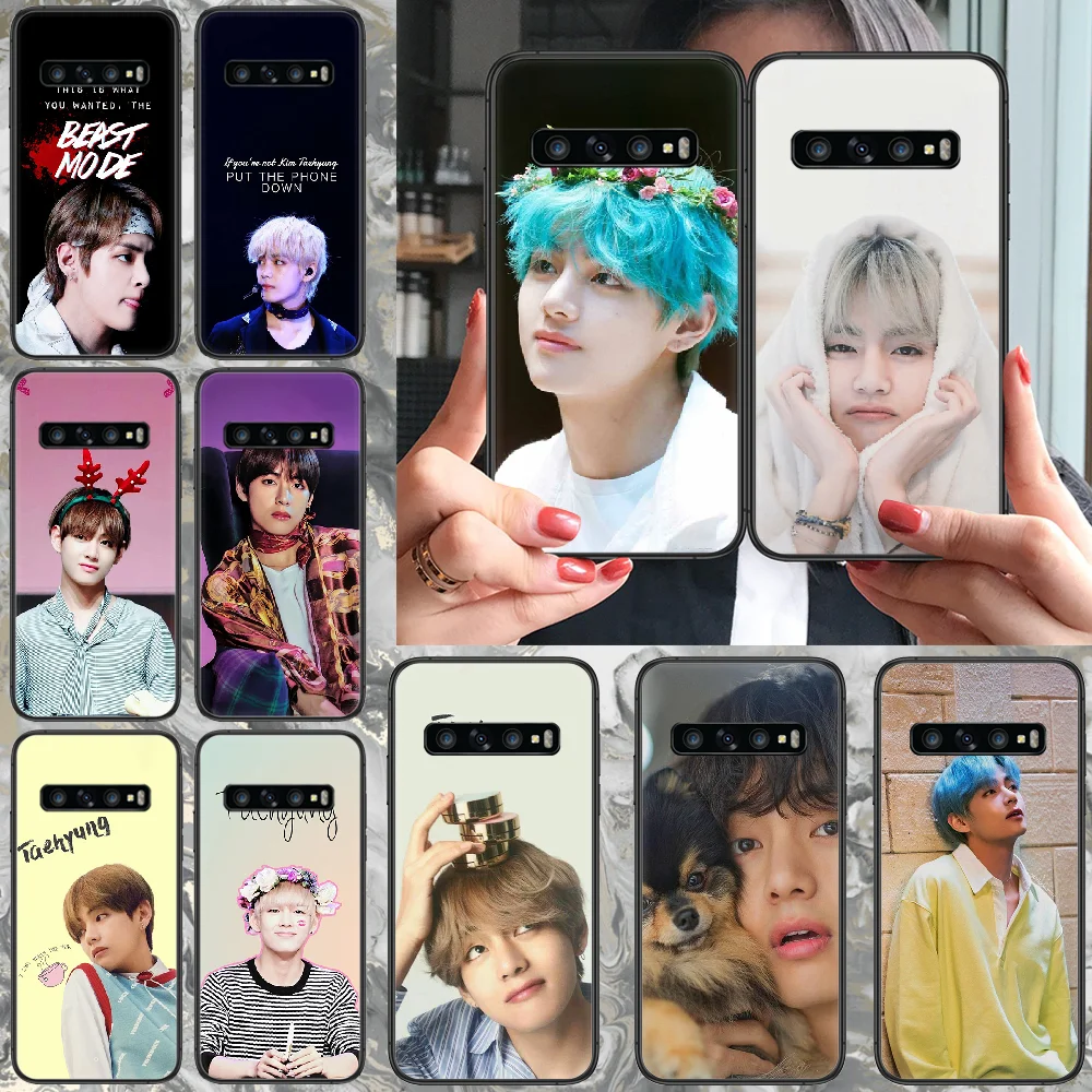 Чехол для телефона Bangtan kpop Kim Tae Hyung Samsung Galaxy S 10 20 3 4 5 6 7 8 9 Plus E Lite Uitra черный чехол