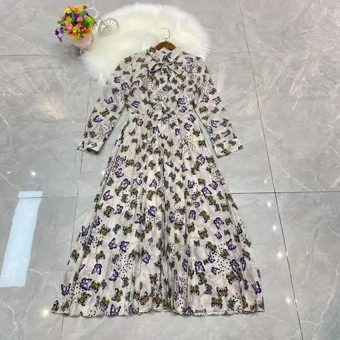 

Качество YK12483 Высокая Новая мода женские 2021 Весна класса люкс от известного бренда, европейский дизайн; Роскошные вечерние стильное платье