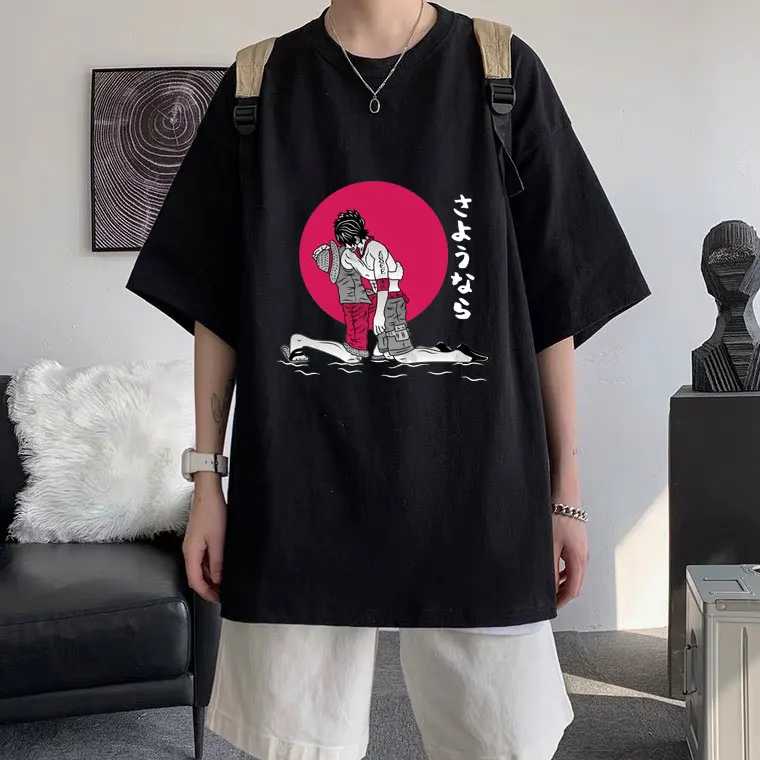 

New Anime One Piece Monkey D Luffy and Portgas D Ace T-shirt Mens Fashion Personality Tee Tops Men Women Manga Fan Gift T Shirts