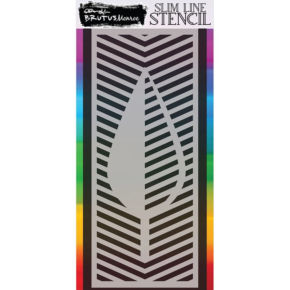 

Nice Striped Leaves Stencil Scrapbooking Easter Craft Embossing Making Cuts Crafts Template Handmade Card