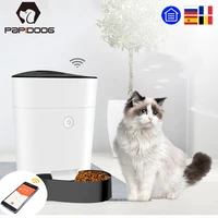 wifibutton version 4l automatic pet feeder usb battery timing smart cat dog dry food dispenser bowls remote control app