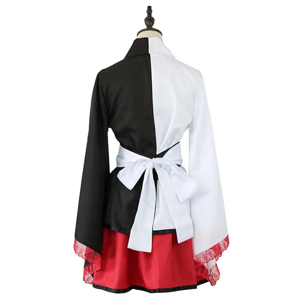 Danganronpa Косплей Монокума костюм кимоно платье наряды форма полный комплект