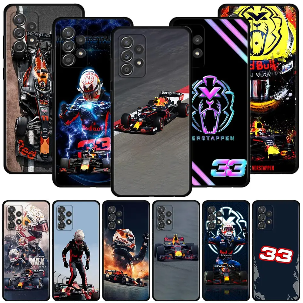 

super star Car max-verstappen Case For Samsung Galaxy A51 A12 A21s A71 A52 A31 A32 A02s A72 A11 A41 A22 A01 A51 5G A02 F42 Shell