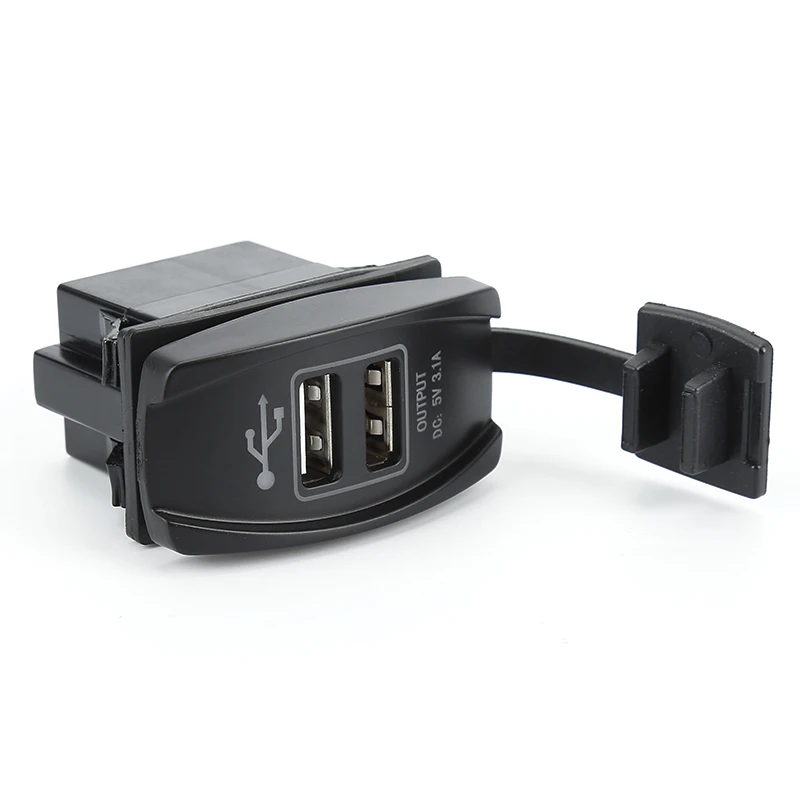1 шт. автомобильное зарядное USB устройство для прикуривателя 12 24 В 3 А|Зажигалка| |