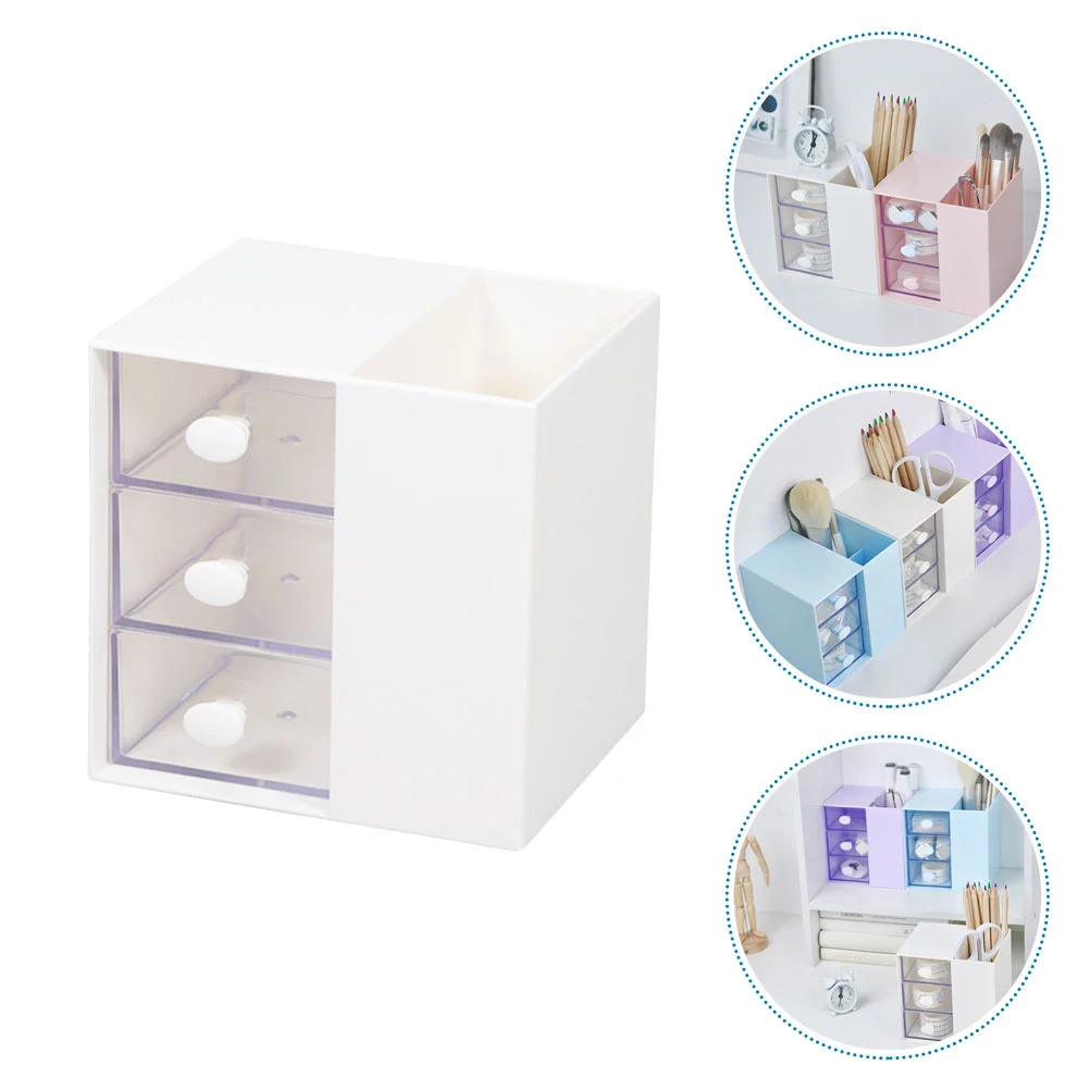 

Household Stationery Container Multi-function Storage Box Convenient Stationery Box
