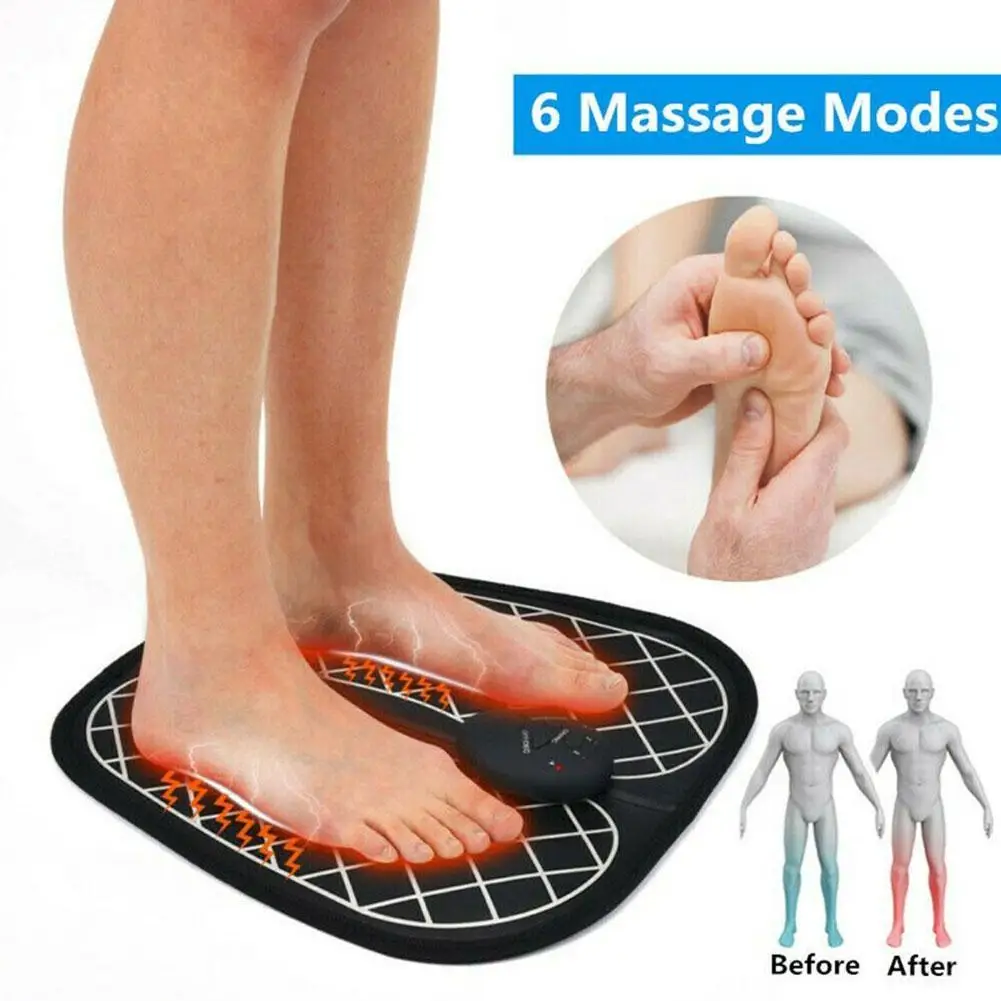

EMS Electric Foot Massage Pad Feet Acupuncture Stimulator Cushion Machine Care Usb Foot Feet Massage Muscle Tool H5J2
