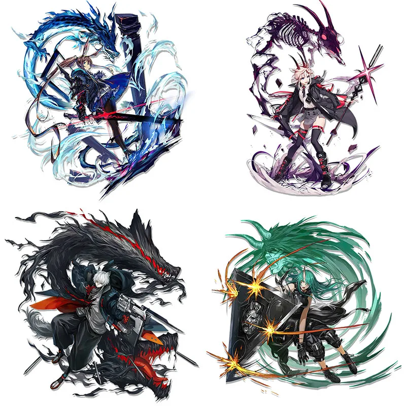 

Three Ratels QCYX1 Arknights Cool skill sticker transparent background color is suitable for self pasting on white or light wall