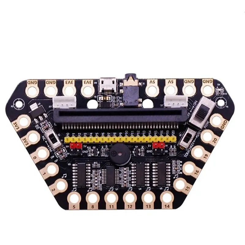 Плата расширения Micro:bit крокодил микробита расширенная 13 портов ввода вывода с