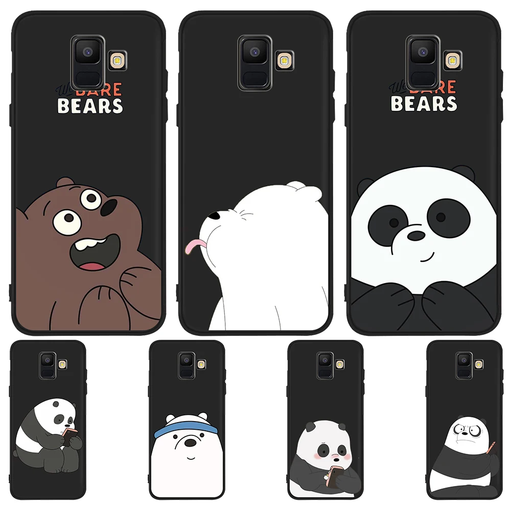 

cartoon bear Phone Case For Samsung Galaxy A3 A5 A6 A7 A8 A9 A10 A20E A30 A40 A50 A70 A80 J3 J4 J5 J6 J7 J8 Plus 2018 CASE coque