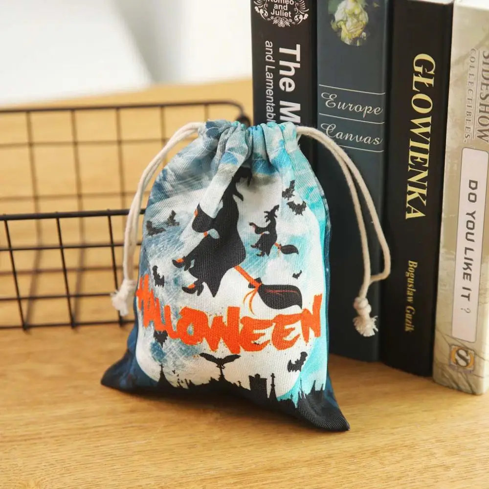 Draw pocket1-1pcs Halloween Candy Pumpkin Head Theme Creative Party Package Decoration Party Supplies Party Disposable Tableware Cup Plate - Цвет: Draw pocket1-1pcs