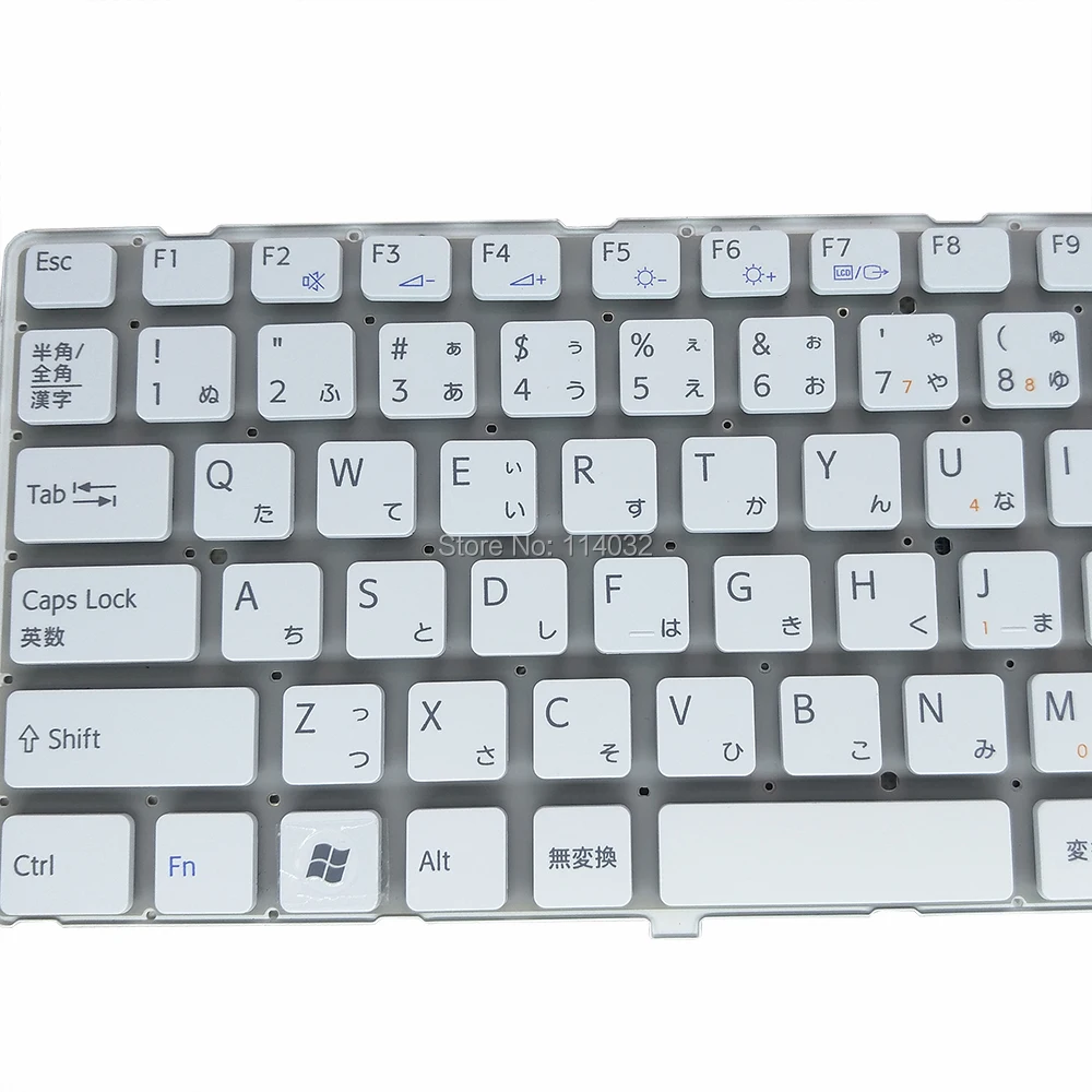 Запасные клавиатуры для Sony VAIO VGNNW VGN NW 115 120 110 JP японская белая клавиатура реальная 53010DJ53 203 148737911 PCG-7171M on.