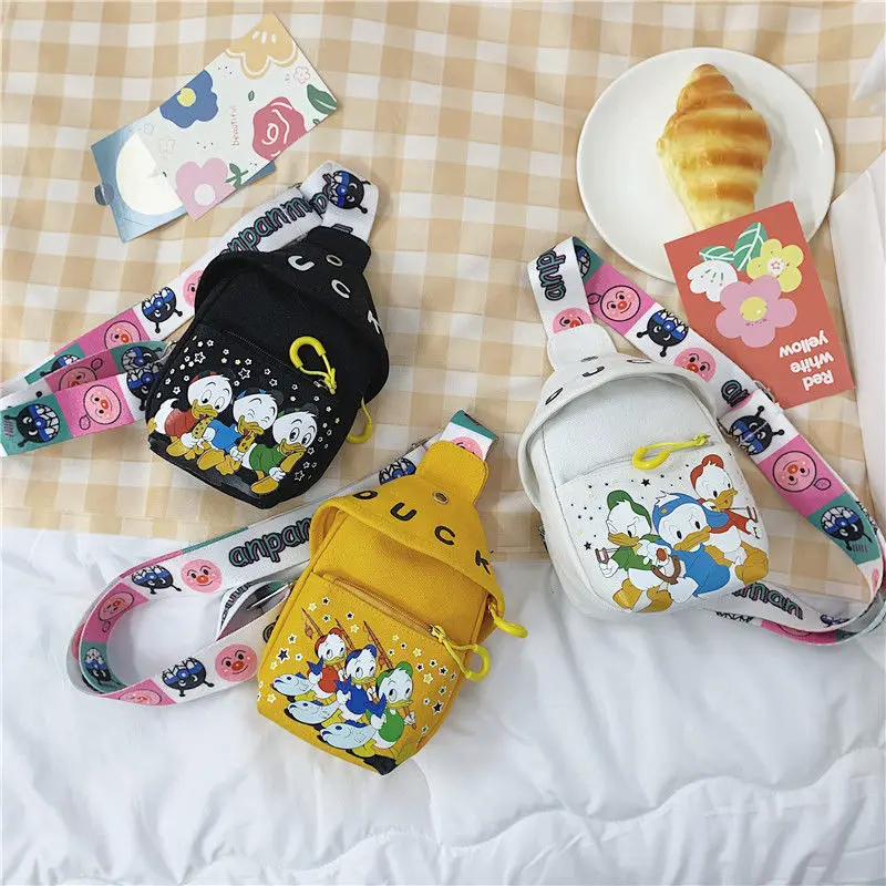 

Disney Cartoon Small Shoulder Bag Student Party Girl Messenger Bag Shoulder Bag Cute Canvas Bag Small Bag Children Sports Bag