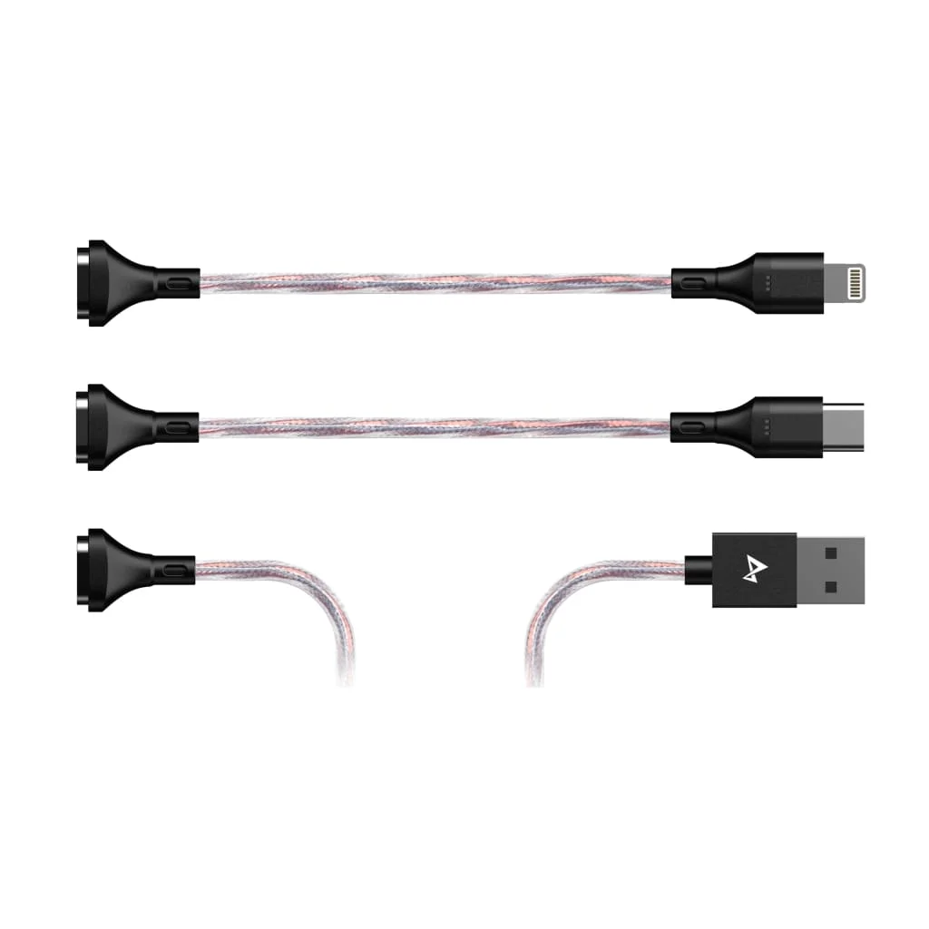 IKKO OFFL Magneti 12 Core OH1S HiFi аудиофил внутриканальный монитор обновленный кабель для наушников кабель Type C / Lightning / USB