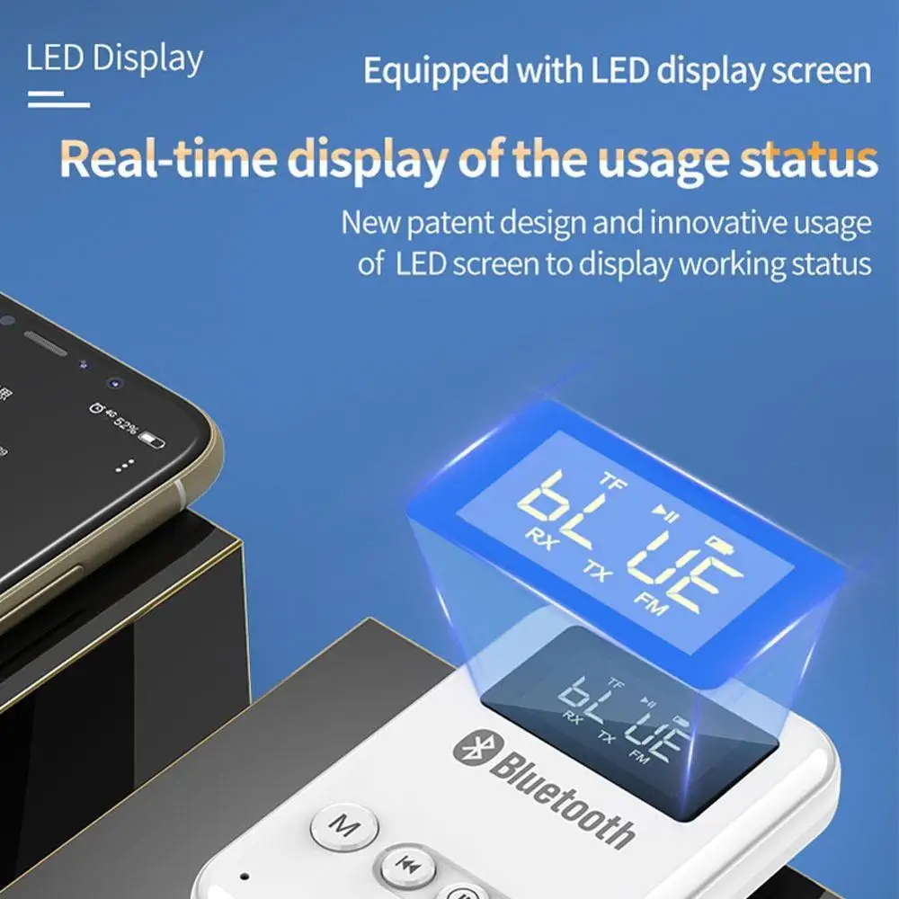 AUX Bluetooth ТВ ПК Автомобильный передатчик приемник беспроводной аудио музыкальный