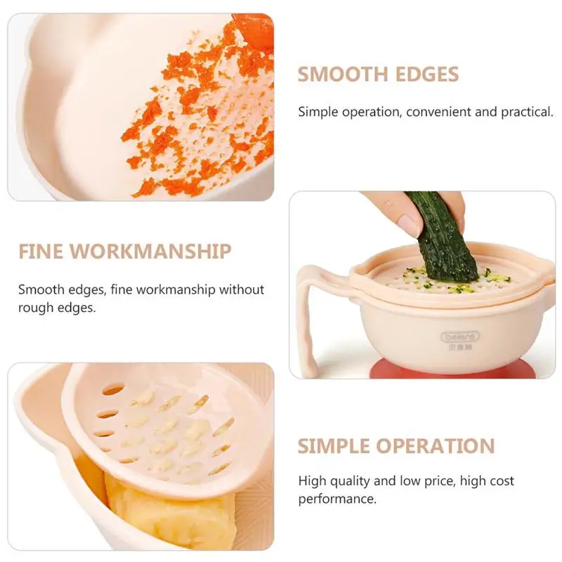 

1 Set Kids Food Grinding Bowl Multifunctional Baby Food Mill Tool Food Masher