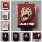 Постеры на холсте K823, с испанским сюжетом из сериала Дом из бумаги