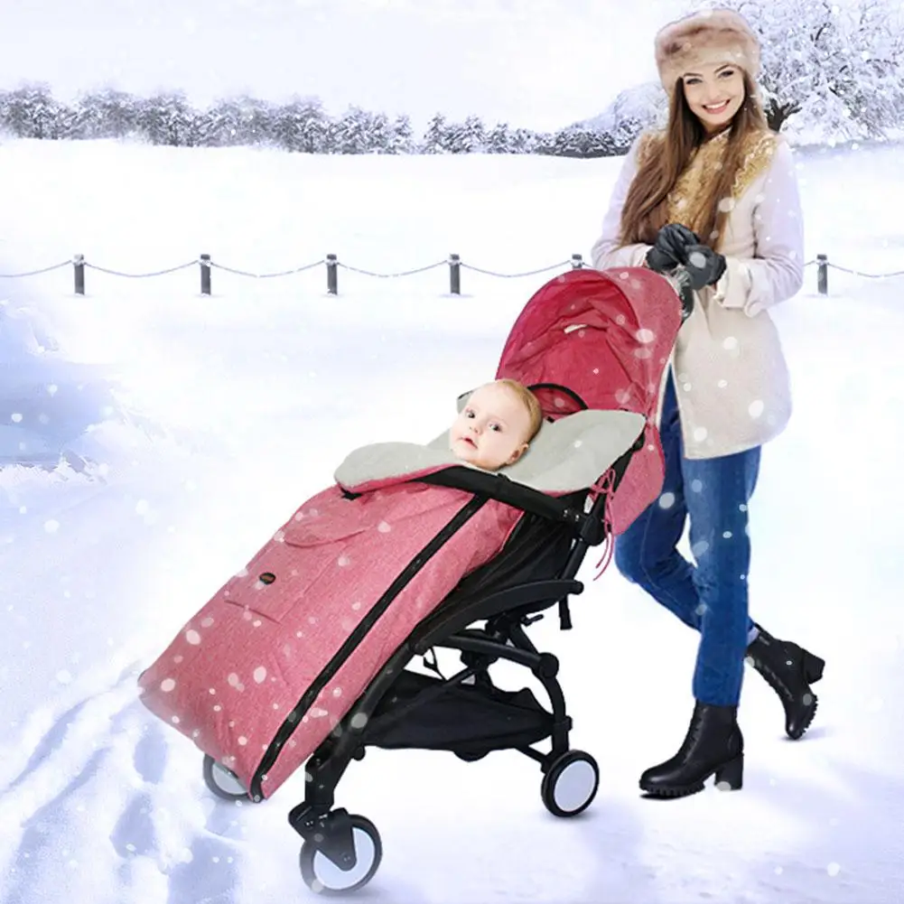 Зимний хлопковый теплый чехол для сиденья автомобиля детская коляска спальный