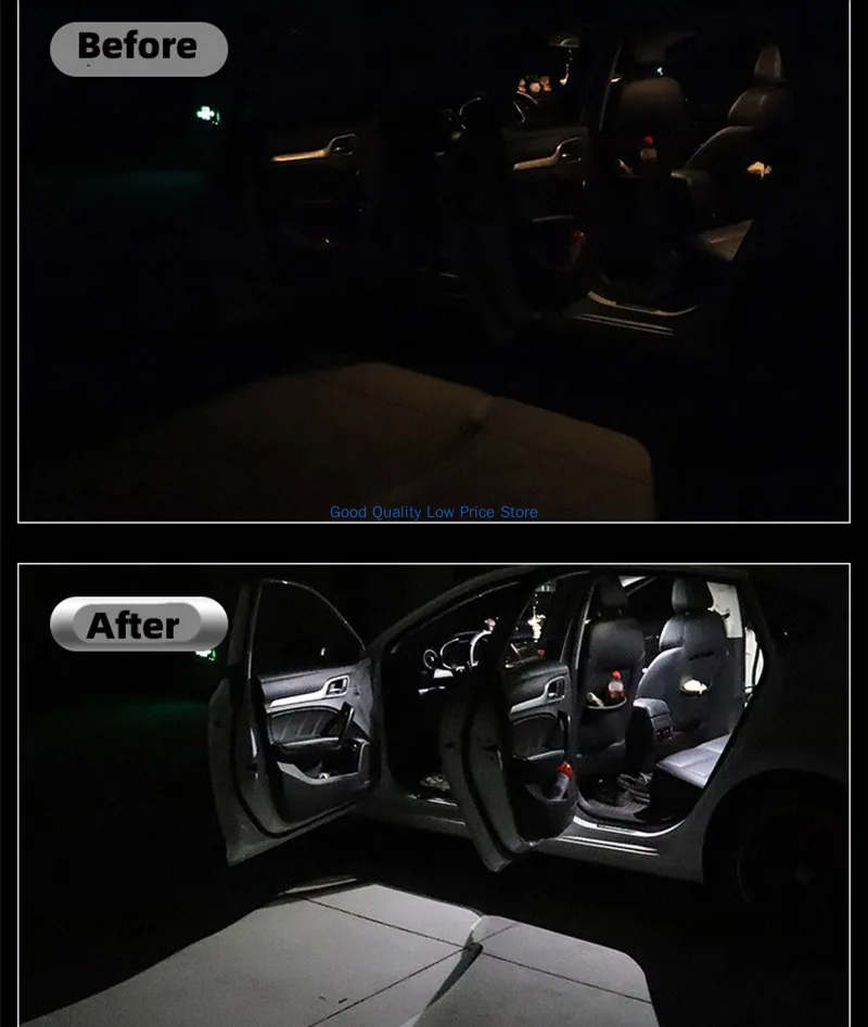 Для Toyota Rav4 для Previa Rav 4 XA50 2019 2020 2021 6 шт. ошибок светодиодный интерьер автомобиля