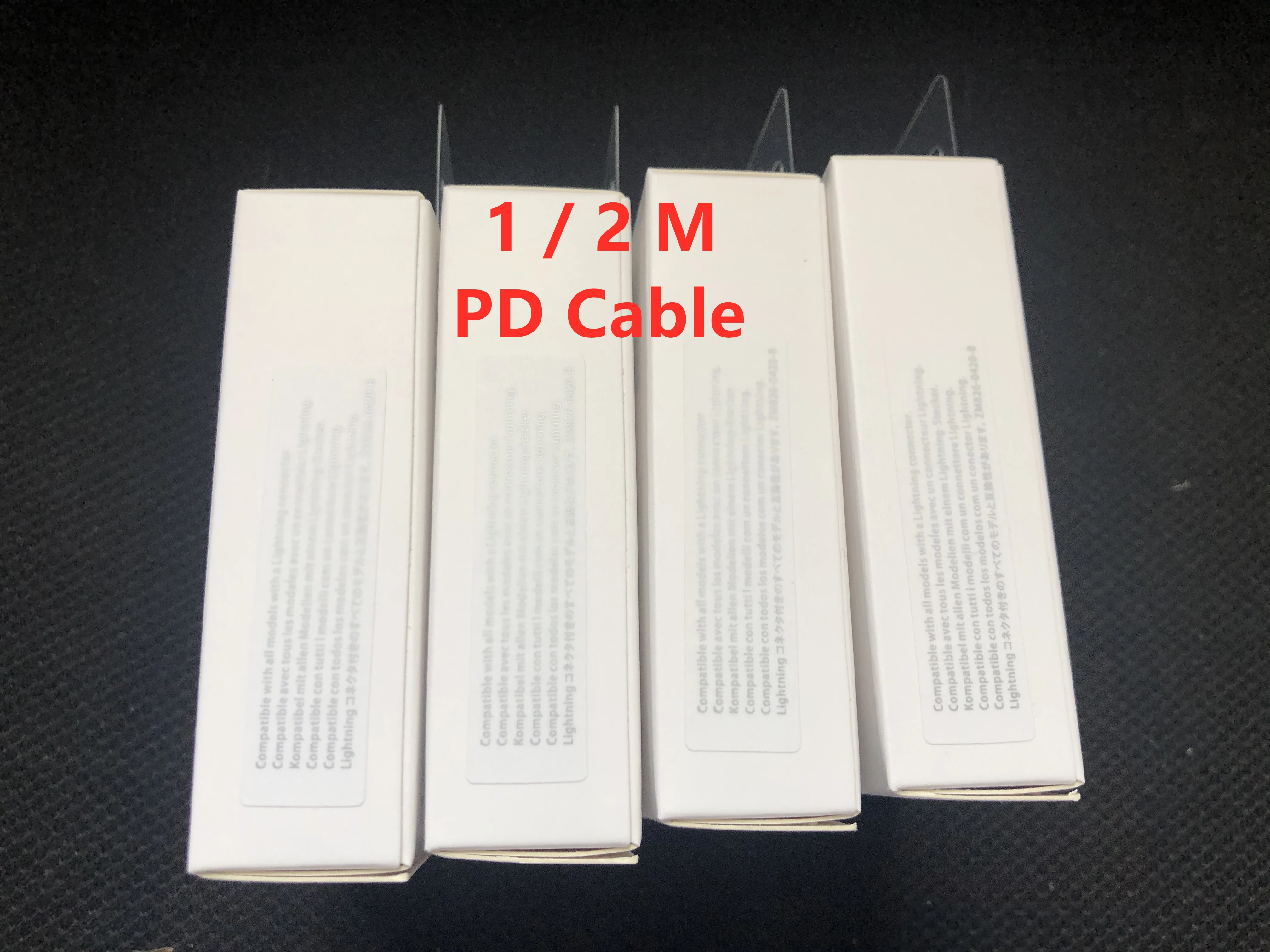 

10 шт./лот PD кабель для быстрой зарядки usb c 1 м 2 м для iPhone 12 11 pro max Xs 8 pin для Type C Macbook для телефона с розничной коробкой