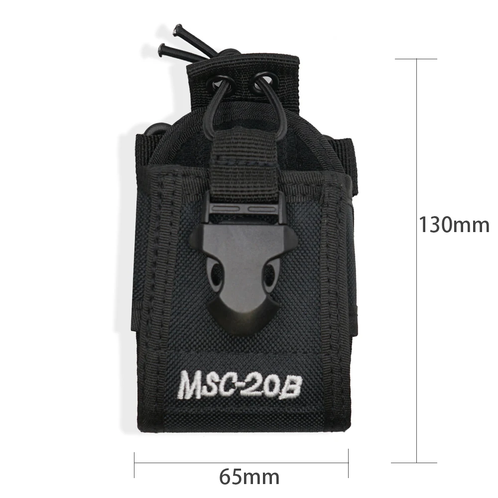 msc 20b nylon pouch bag walkie talkie carry case for kenwood mototrola for baofeng uv5r uv82 bf888s uv 3r uv6r ham two way radio free global shipping