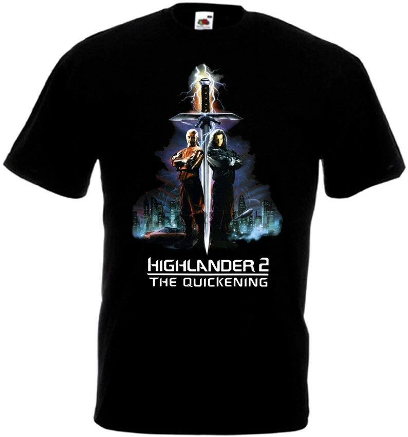 Highlander v3 T-shirt black poster all sizes S...5XL |