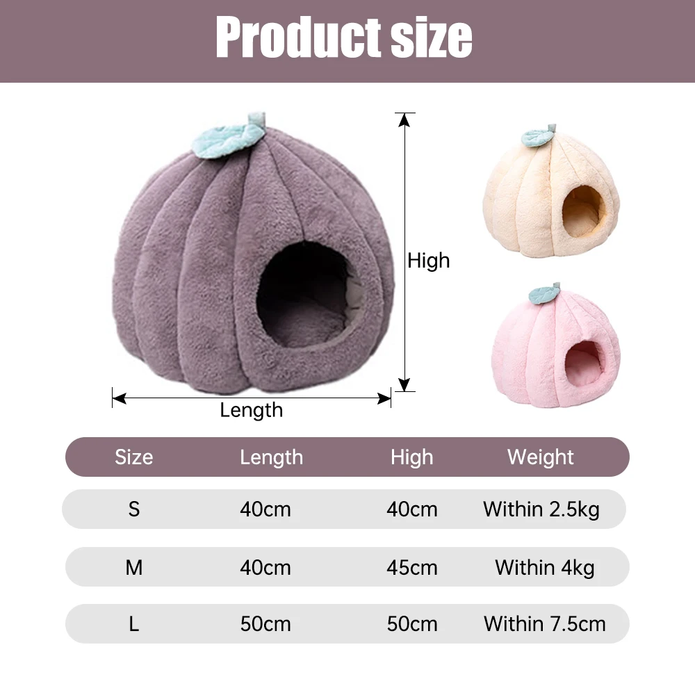 

Winter Removable Cat Bed House Dog Sleeping Mat Pad Winter Warm Pet Washable Cushion Puppy House Soft Plush Pet Bed