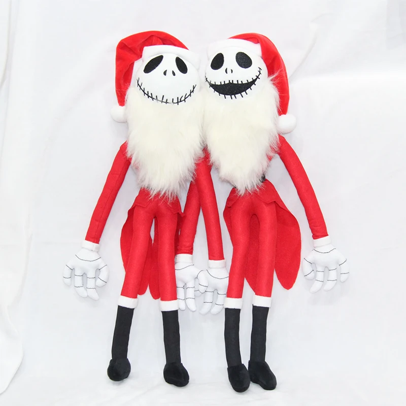 

50cm Nightmare Doll Before Christmas Jack Skellington Birthday Gift Halloween Funny Children's Plush Santa