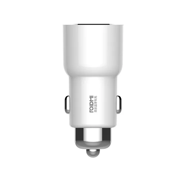 White 3S Xiaomi ROIDMI 3S Bluetooth 5 в 3.4A автомобильное зарядное устройство с умным приложением для iPhone и Android умное управление USB музыкальный плеер - Тип штекера: White 3S